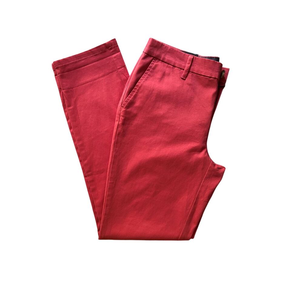 NWT Tommy Hilfiger Hampton Heritage Stretch Slim Chinos Persimmon Size 4